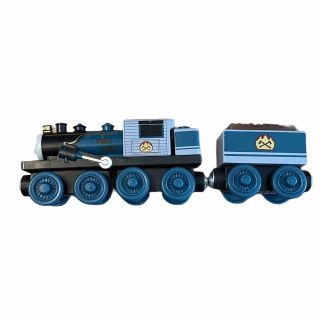 Thomas & Friends Wooden Railway Ferdinand Engine & Tender Logging Train Set