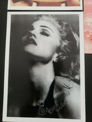 MADONNA RARE x 5 vintage postcards SEX EROTICA 1990s Boy Toy inc 3