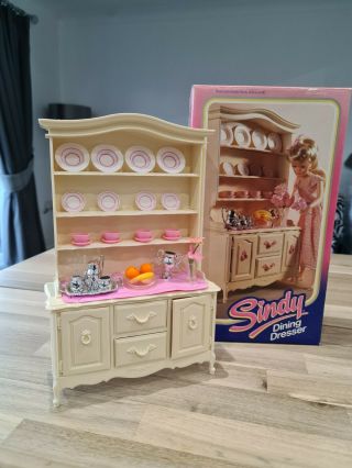 Vintage Hasbro 8731 Sindy Dresser 1980s - Complete And All Accessories