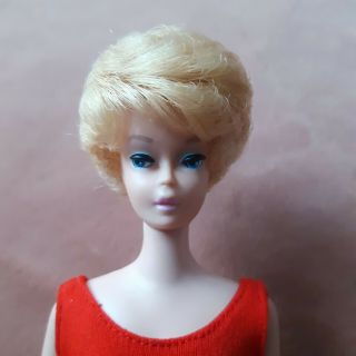 Vintage Barbie: White Ginger Bubblecut With Swimsuit