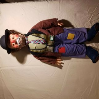 Vtg 1955 Baby Barry Toy Co.  Emmett Kelly ' s Willie the Clown Doll Ognl Box, 2