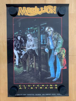 Marillion Clutching At Straws 24x36 Promotional Poster