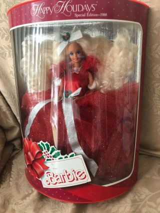 1988 Happy Holidays Christmas - Mattel Barbie - Special Edition First