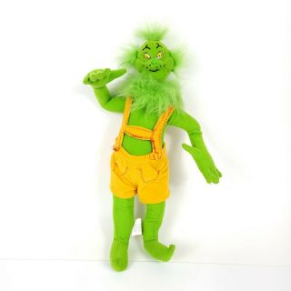 Nanco Plush How The Grinch Stole Christmas Dr Seuss 2000 Stuffed Toy 14 " Overall