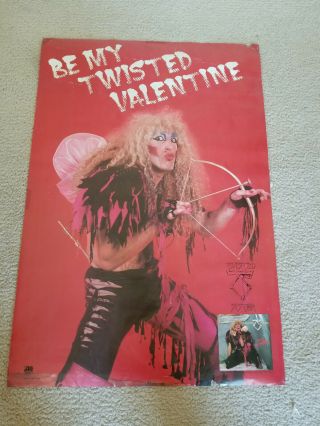 Twisted Sister Be My Twisted Valentine Store Promo Poster 20.  5 " X 30 " - R1216