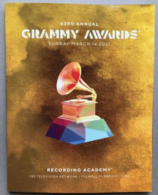 63rd Annual Grammy Awards Advance Program March 2021