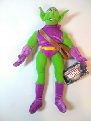 Green Goblin Ultimate Marvel Comics Soft Stuffed Plush Doll 14” 2001 Kellytoy
