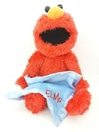 Gund 2013 Sesame Street Peek A Boo Elmo With Blanket Interactive Plush Toy