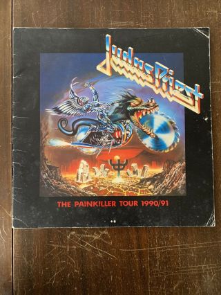 Judas Priest - - - Painkiller Tour 1990/91 - - - Souvenir Booklet - - - Rob Halford