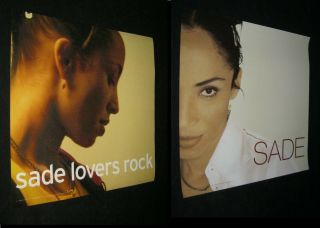 Originl 2000 Sade Lovers Rock Album Release Promotional Poster 24 " X 24 " 2 Sided