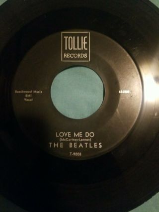 THE BEATLES LOVE ME DO/ P.  S.  I LOVE YOU 45 TOLLIE - T9008 2