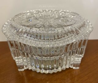 Waterford Crystal Trinket Music Box Plays " Memory " From Musical " Cats " A4 - 2