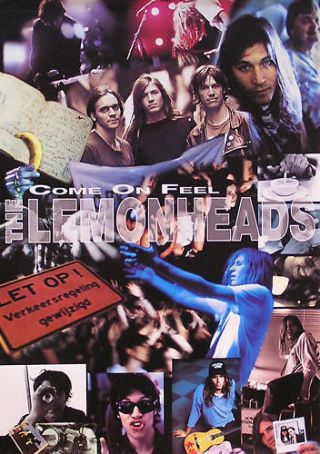 The Lemonheads 1993 Come On Feel Promo Poster