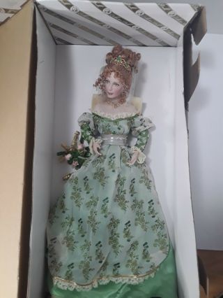 Franklin Collector Porcelain Doll Rosie Princess Of Lismore Castle Nib