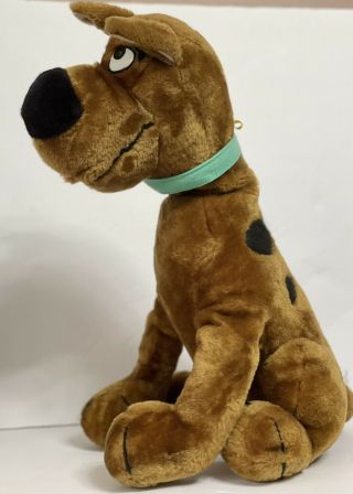 Vintage Scooby Doo Cartoon Network Stuffed Animal Doll Toy 16” Plush