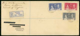 Mayfairstamps Cyprus Commercial 1937 Cover Lefkara Registered Wwk17075