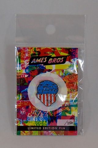 Ames Bros Ltd Ed.  Of 250 Pearl Jam 2003 D.  C.  Concert Poster Art Icon Pin