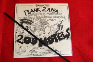 Frank Zappa 200 Motels 1971 Vintage Gig Advert Royal Albert Hall London