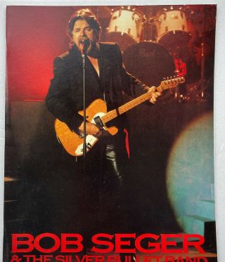 1986 Concert Tour Program Bob Seger American Storm
