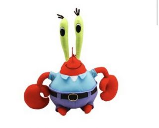 Spongebob Squarepants Mr Krabs Plush Doll Toy Nickelodeon Universe Exclusive