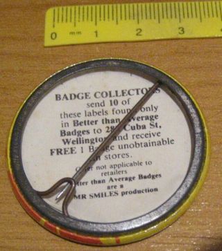 BOB MARLEY reggae vintage 1980s collectors issue commemorative tin pin BADGE 2