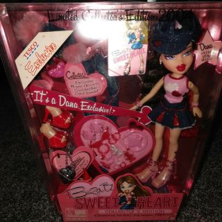 Limited Collector’s Edition 2004 Bratz Sweet Heart Dana Doll Rare Mib
