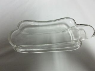 VINTAGE INDIANA CLEAR GLASS BANANA SPLIT DISHES SET OF 4 2