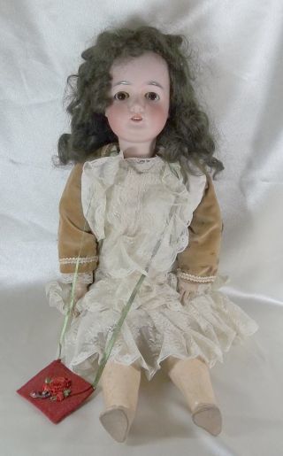 Antique Armand Marseille Queen Louise Doll Bisque & Composition 25 " Ball Jointed