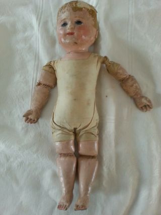 Antique Early Martha Chase Cloth Leather 22 Doll