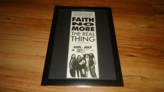 Faith No More The Real Thing - Framed Advert