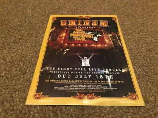 (bebk69) Advert/poster 11x8 " Eminem Presents The Anger Management Tour.