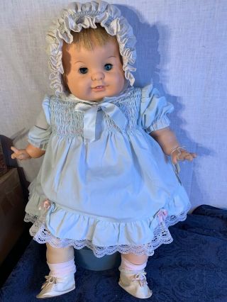 E.  Wilkin Vogue Doll " Baby Dear One " 25 " Marked 1961 Cloth And Vinyl
