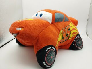 Lightning Mcqueen Pillow Pets Cars 18 " Plush Stuffed Pillow Disney Pixar.