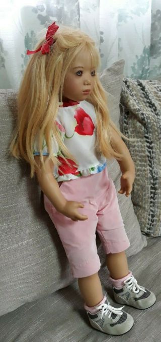 So Pretty 2000 Annette Himstedt " Runi I " 27 " Doll Kinder Orig Outfit