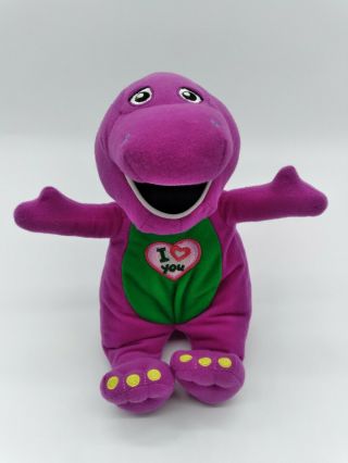 Barney Plush Stuffed Purple Dinosaur Sings I Love You Song 10 " Stuffed Animals