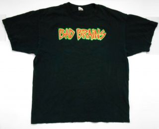 Vtg Bad Brains T - Shirt Xl Extra Large,  Anvil Tag,  Hardcore Punk - Washington Dc