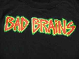 Vtg Bad Brains T - Shirt XL Extra Large,  Anvil Tag,  Hardcore Punk - Washington DC 2