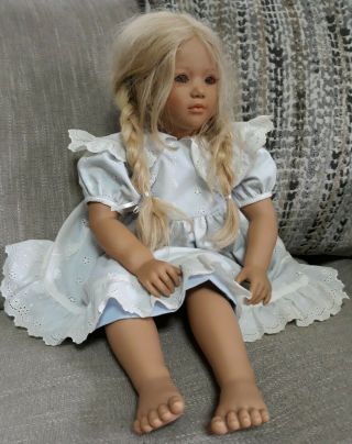 1992 - 93 Annette Himstedt " Jule " Doll Summer Dreams Edition Puppen Kinder 23 "