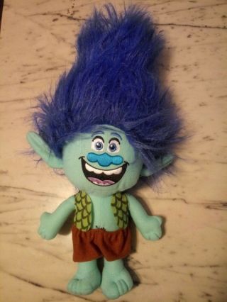 Dreamworks Trolls Branch Blue Plush Doll 16” Cute Stuffed Toy