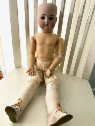 Antique German Cuno,  Otto & Dressel 23 " Doll 1912 - 4 Bisque And Compo Body