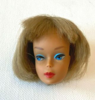 Vintage 1965 Barbie Blonde American Girl Doll Head Only