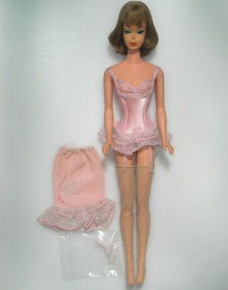 1966 Vtg Barbie Mattel 1655 " Under Fashions " Pink Lingerie - Complete No Doll