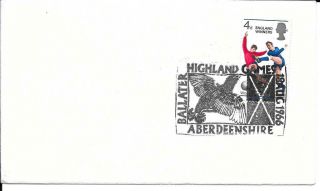 1966 England Winners With Rare Highland Games,  Ballater Handstamp