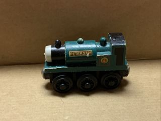 Peter Sam 1996 - Thomas Wooden Railway Train Car Engine Skarloey - 3