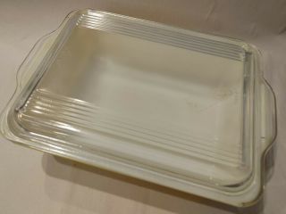 Vintage Yellow Pyrex Refrigerator Dish With Lid 2