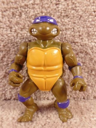 1988 Playmates Tmnt Hard Head Teenage Mutant Ninja Turtles Donatello Figure B