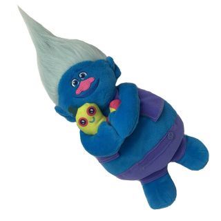 Trolls Biggie Mr.  Dinkles Hug Talking Stuffed Plush Doll 14” Dreamworks