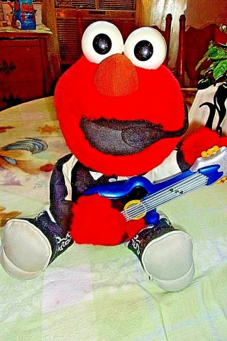 Country Elmo Singing Playing Guitar On The Road Again And Little Bit Country G1