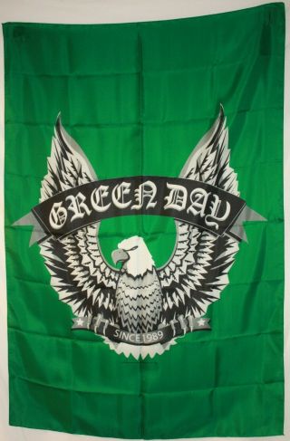 Green Day Eagle Billie Joe Armstrong Cloth Fabric Poster Flag Banner 30 " X 40 "