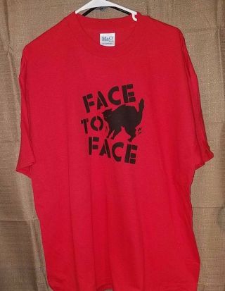 Face To Face Cat T - Shirt - Punk Rock Band Merchandise Xxl